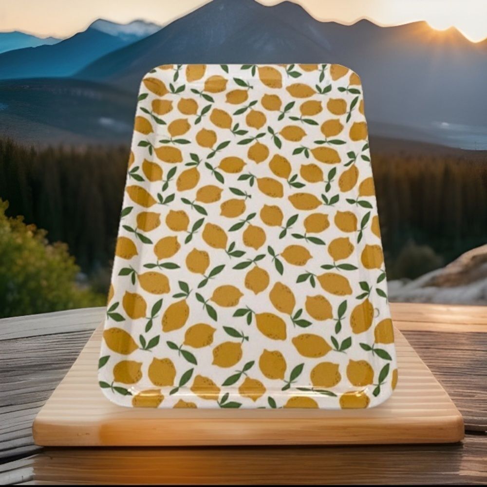 Love TTM  lemon melamine serving platter